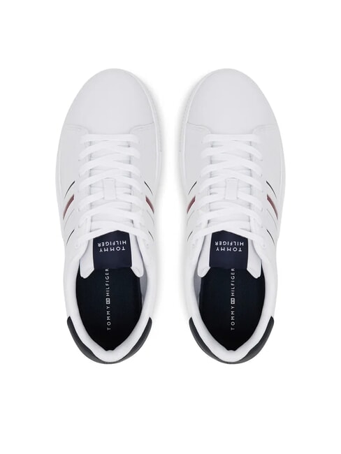 MODERN CUPSOLE STRIPES Baskets en cuir blanc - Chaussures Homme
