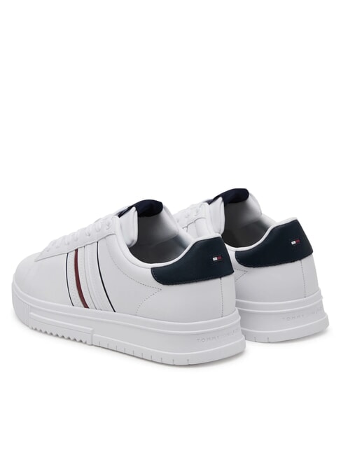 MODERN CUPSOLE STRIPES Baskets en cuir blanc - Chaussures Homme