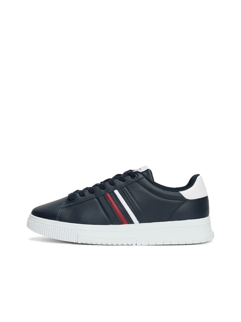 MODERN CUPSOLE STRIPES Baskets en cuir ciel du d&eacute;sert - Chaussures Homme
