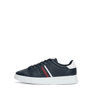 TOMMY HILFIGER MODERN CUPSOLE STRIPES Baskets en cuir ciel du d&eacute;sert - Chaussures Homme - 2