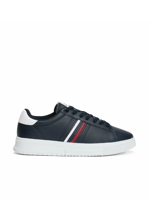 MODERN CUPSOLE STRIPES Baskets en cuir ciel du d&eacute;sert - Chaussures Homme