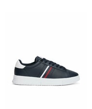 TOMMY HILFIGER MODERN CUPSOLE STRIPES Baskets en cuir ciel du d&eacute;sert - Chaussures Homme - 3