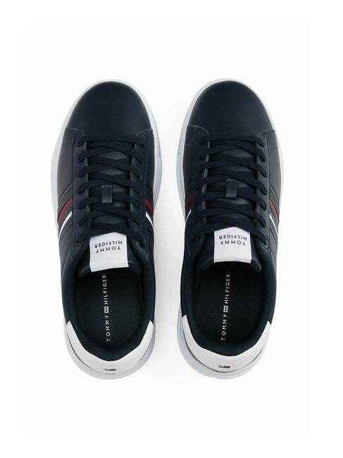 MODERN CUPSOLE STRIPES Baskets en cuir ciel du d&eacute;sert - Chaussures Homme
