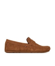 TOMMY HILFIGER CASUAL DRIVER Mocassins en cuir su&eacute;d&eacute; - Chaussures Homme