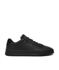TOMMY HILFIGER COURT BETTER Baskets en cuir noir - Chaussures Homme - 2