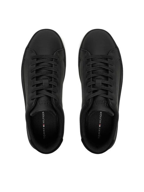 COURT BETTER Baskets en cuir noir - Chaussures Homme