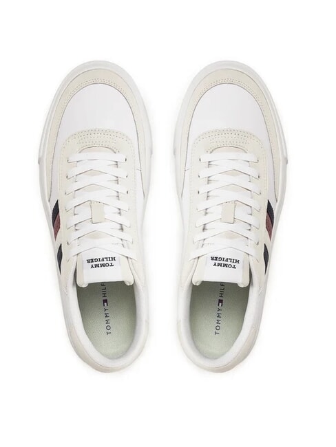 TH CUPSET Baskets en cuir blanc - Chaussures Homme