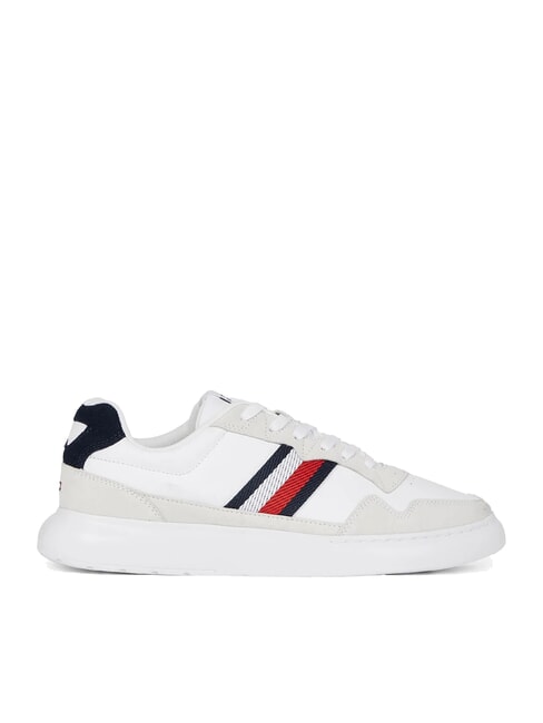 LIGHT CUPSOLE MIX Baskets en cuir blanc brillant/andorre - Chaussures Homme