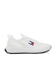 TOMMY HILFIGER THJ KNITTED Baskets en tissu &eacute;cru - Chaussures Homme - 2
