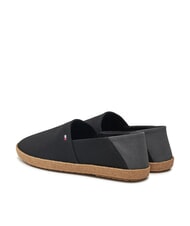 TOMMY HILFIGER TH Espadrilles en toile noir - Chaussures Homme - 5