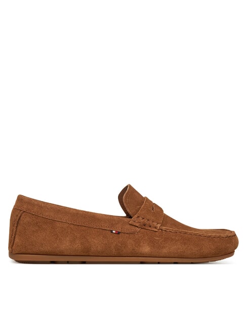CASUAL DRIVER Mocassins en cuir su&eacute;d&eacute; cocotiers - Chaussures Homme