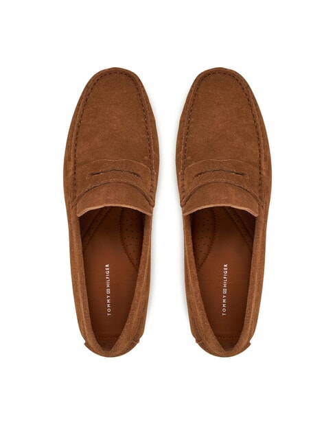 CASUAL DRIVER Mocassins en cuir su&eacute;d&eacute; cocotiers - Chaussures Homme