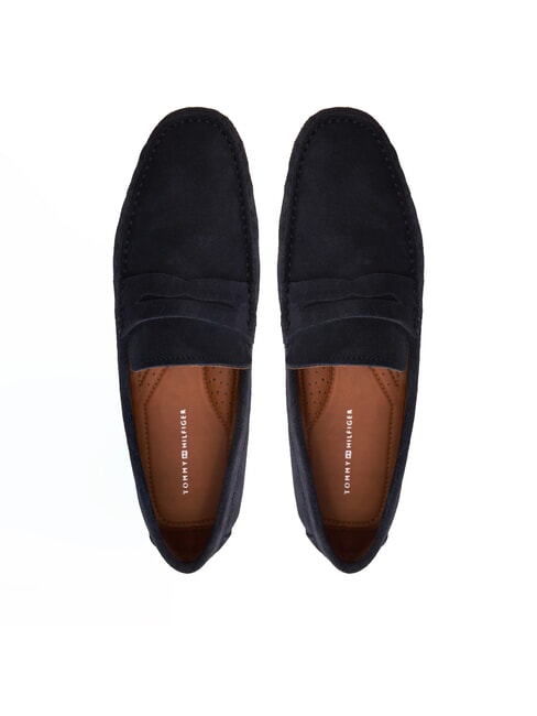 CASUAL DRIVER Mocassins en cuir su&eacute;d&eacute; ciel du d&eacute;sert - Chaussures Homme