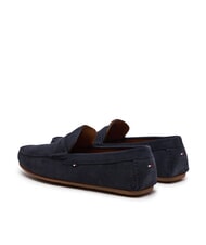 TOMMY HILFIGER CASUAL DRIVER Mocassins en cuir su&eacute;d&eacute; ciel du d&eacute;sert - Chaussures Homme - 6