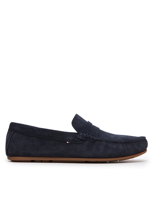 CASUAL DRIVER Mocassins en cuir su&eacute;d&eacute; ciel du d&eacute;sert - Chaussures Homme
