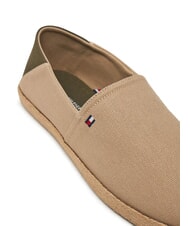 TOMMY HILFIGER TH Espadrilles en toile beige - Chaussures Homme - 3