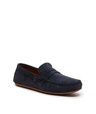 TOMMY HILFIGER CASUAL DRIVER Mocassins en cuir su&eacute;d&eacute; ciel du d&eacute;sert - Chaussures Homme - 3