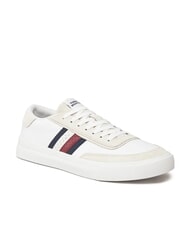TOMMY HILFIGER TH CUPSET Baskets en cuir blanc - Chaussures Homme - 3