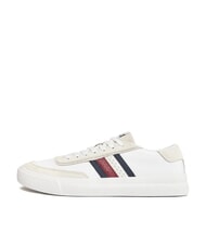 TOMMY HILFIGER TH CUPSET Baskets en cuir blanc - Chaussures Homme - 4