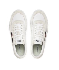 TOMMY HILFIGER TH CUPSET Baskets en cuir blanc - Chaussures Homme - 5