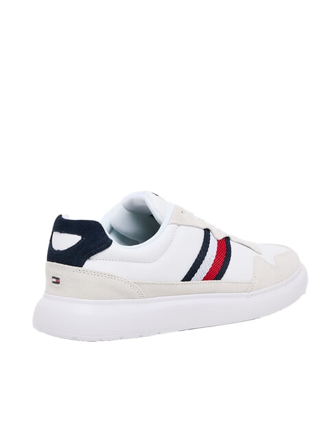 LIGHT CUPSOLE MIX Baskets en cuir blanc brillant/andorre - Chaussures Homme