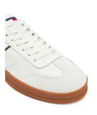 TOMMY HILFIGER TH GREENWICH Baskets en cuir ivoire - Chaussures Homme - 3