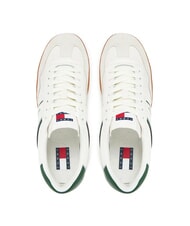 TOMMY HILFIGER TH GREENWICH Baskets en cuir ivoire - Chaussures Homme - 4