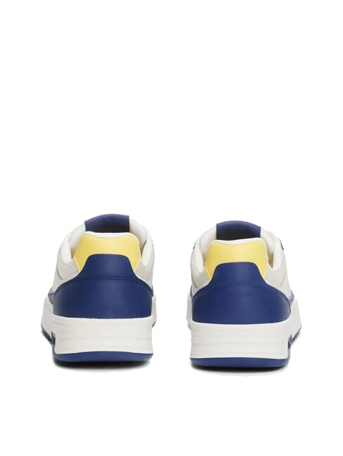 TOMMY JEANS Cupsole Baskets en cuir bleu velours - Chaussures Homme