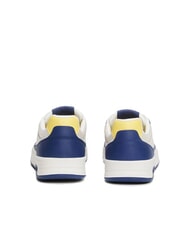 TOMMY HILFIGER TOMMY JEANS Cupsole Baskets en cuir bleu velours - Chaussures Homme - 4
