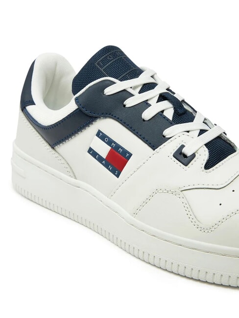 TOMMY JEANS Retro Basket  Calvin Navy - Chaussures Homme
