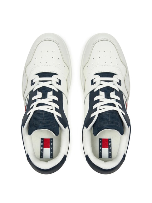 TOMMY JEANS Retro Basket  Calvin Navy - Chaussures Homme