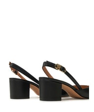 TOMMY HILFIGER ELEGANT Escarpins &agrave; bride arri&egrave;re en cuir noir - Chaussures Femme - 4