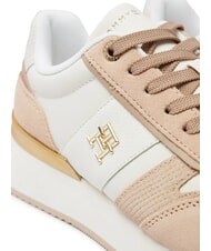 TOMMY HILFIGER TH FASHION Baskets Runner blanc &eacute;clatant - Chaussures Femme - 3