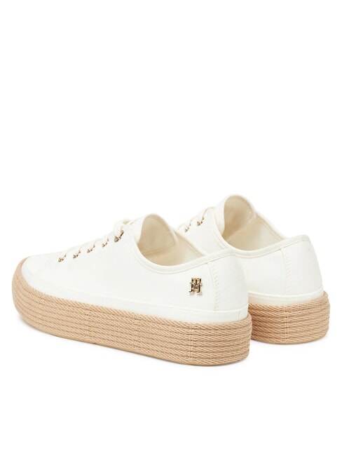 TH baskets epadrilles en toile blanc ancien - Chaussures Femme