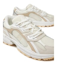 TOMMY HILFIGER MODERN RUGGED Baskets Runner palmier aop soie ivoire - Chaussures Femme - 3