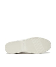 TOMMY HILFIGER ESSENTIAL CHIC COURT Baskets en cuir pour femmes blanc ancien - Chaussures Femme - 6