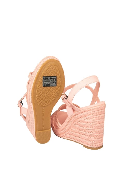 ELENA Espadrilles compens&eacute;es rose - Chaussures Femme