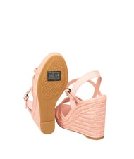 TOMMY HILFIGER ELENA Espadrilles compens&eacute;es rose - Chaussures Femme - 4