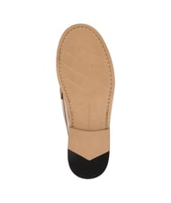 TOMMY HILFIGER TH METALLIC Mocassins en cuir m&eacute;tallis&eacute; or - Chaussures Femme - 5