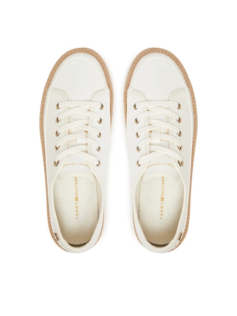 TH baskets epadrilles en toile blanc ancien - Chaussures Femme