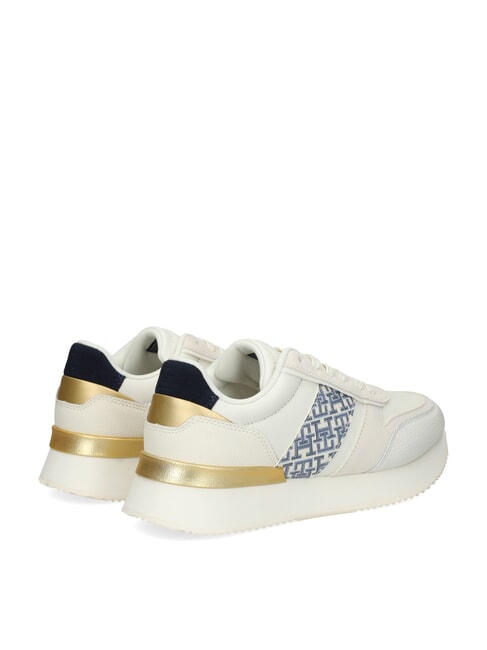 LUX MONOGRAM Baskets pour femmes &eacute;cru - Chaussures Femme