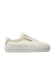 TOMMY HILFIGER ESSENTIAL baskets compens&eacute;es en toile - Chaussures Femme