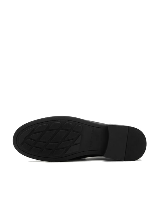 TH Mocassins en cuir pour femmes noir - Chaussures Femme