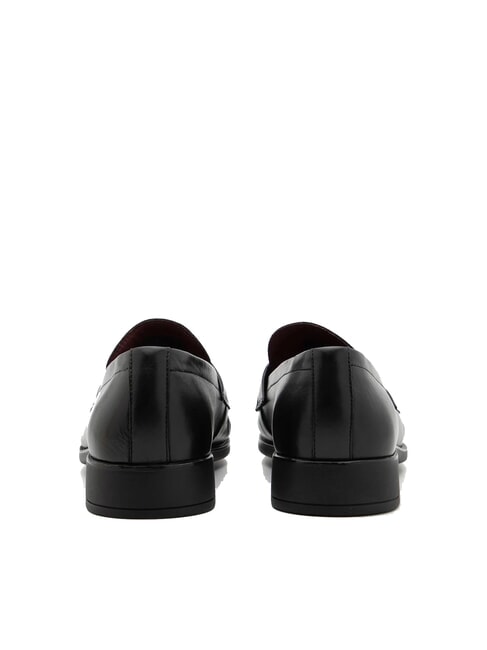 TH Mocassins en cuir pour femmes noir - Chaussures Femme