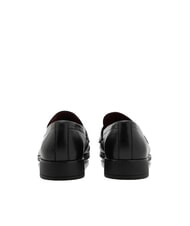 TOMMY HILFIGER TH Mocassins en cuir pour femmes noir - Chaussures Femme - 4
