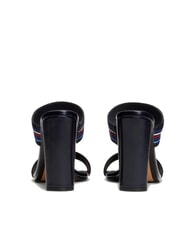 TOMMY HILFIGER SLIDE Sandales montantes &agrave; ruban logotyp&eacute; bleu espace - Chaussures Femme - 5