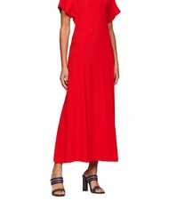 TOMMY HILFIGER SLIDE Sandales montantes &agrave; ruban logotyp&eacute; bleu espace - Chaussures Femme - 7