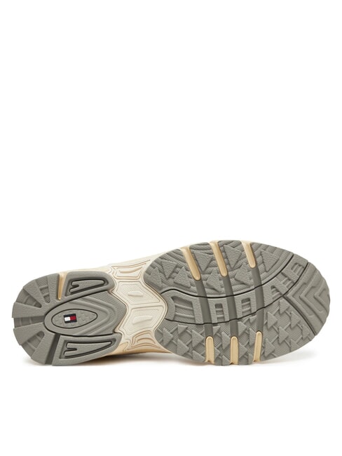 ARCHIVE '97 baskets de course en cuir et tissu ivoire - Chaussures Femme