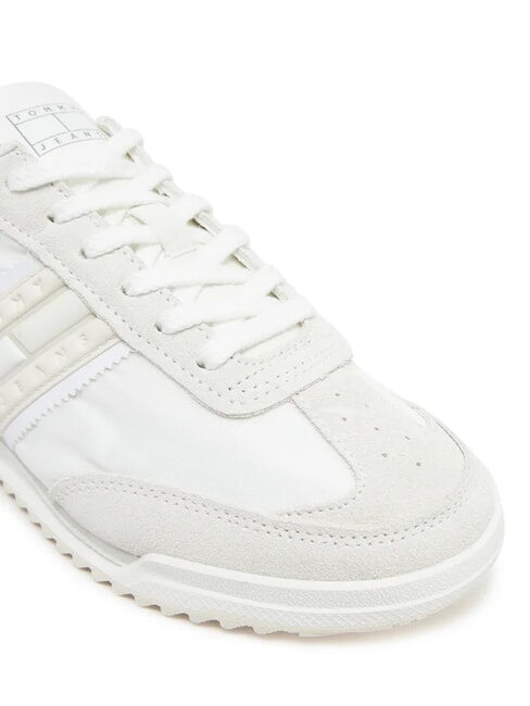 TJW RETRO RUNNER baskets en cuir et en tissu &eacute;cru - Chaussures Femme