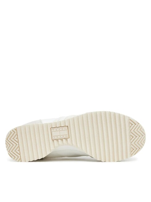 TJW RETRO RUNNER baskets en cuir et en tissu &eacute;cru - Chaussures Femme